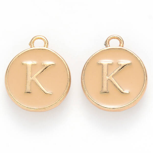 Golden Plated Alloy Enamel Charms