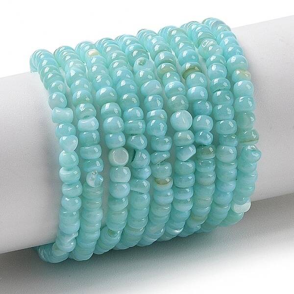 Natural Freshwater Shell Beads Strands