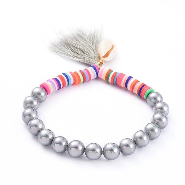 Tassels Charm Stretch Bracelets
