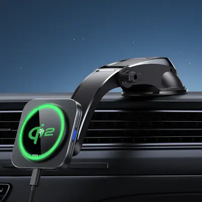 ESR Qi2 Certified 15W MagSafe Car Mount Charger for iPhone 17/16/15/14/13/12, Galaxy S25, Pixel 10, Fast Charging, Dashboard ...