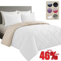 Lux Decor 3 Pcs Comforter Set - All-Season Fluffy Reversible Comforter Set - Easy Care with Polyester Filling- Soft Breathabl...