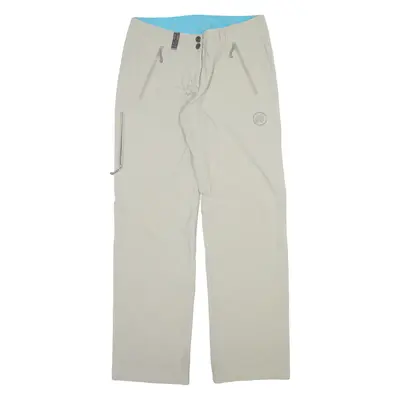 MAMMUT Womens Trousers Beige Regular Straight W30 L31