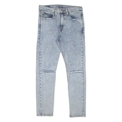 LEVI'S 510 Jeans Distressed Mens Blue Slim Skinny W31 L30