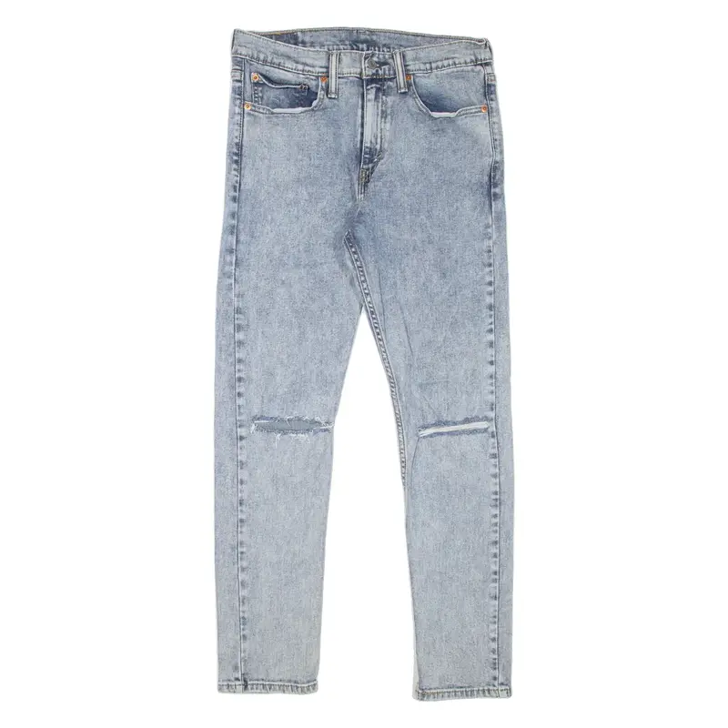 LEVI'S 510 Jeans Distressed Mens Blue Slim Skinny W31 L30
