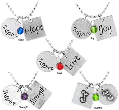 Women's Bean Project Inspire Necklace - Love