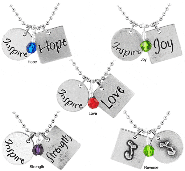 Women's Bean Project Inspire Necklace - Love