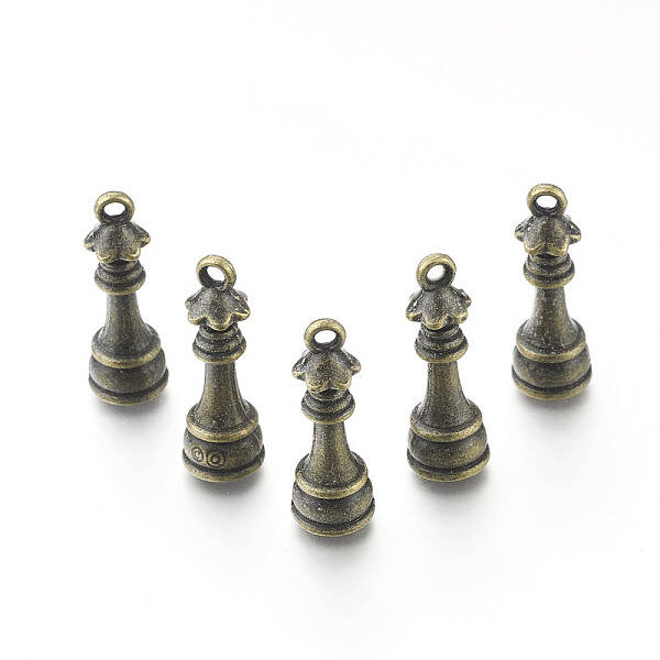 Alloy Chess Pendants