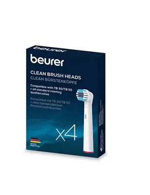 Beurer Testine Di Ricambio Pulite, 4 Pezzi