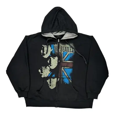 The Beatles Band Zip Up - 3XL Black Cotton Blend