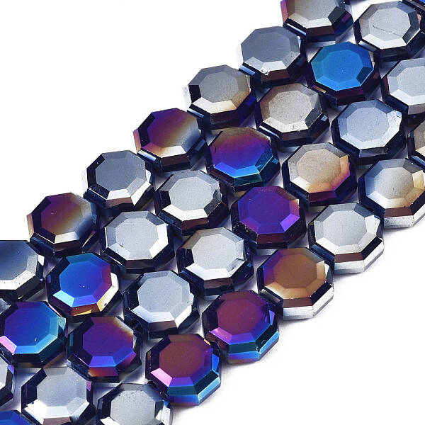 Electroplate Glass Beads Strands