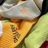 GD Sock set pairs set fun adult designer lettering mid-calf socks cotton