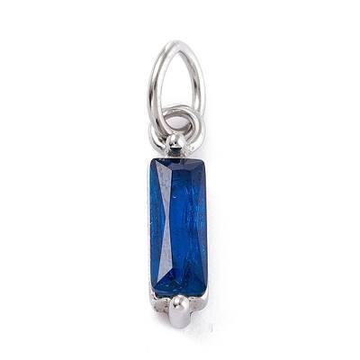304 Stainless Steel Cubic Zirconia Pendants