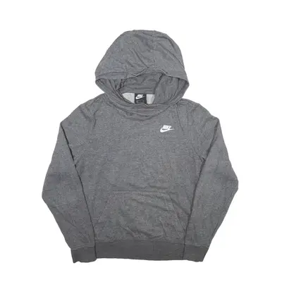 NIKE Hoodie Grey Pullover Womens S
