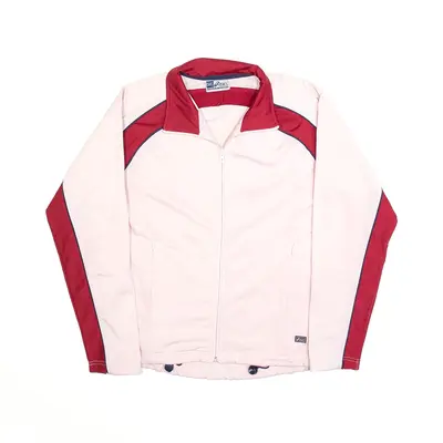 ASICS Sports Pastel Pink Track Jacket Womens M
