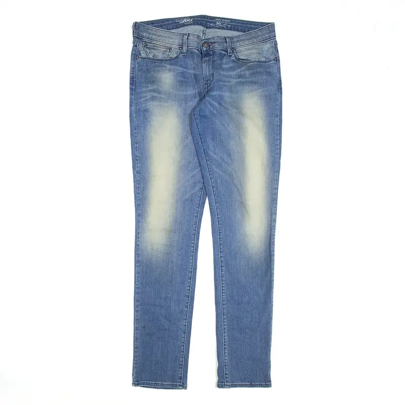 LEVI'S Stone Washed Blue Denim Slim Skinny Jeans Womens W30 L34
