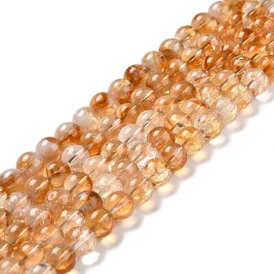 Natural Citrine Bead Strands