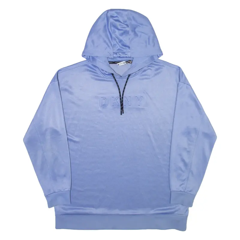 DKNY Womens Grey Hoodie L