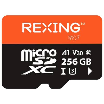 REXING microSDXC UHS-3 4K Full HD Video High Speed Transfer Monitoring SD Card with Adapter for Dash Cams, Surveillance Syste...