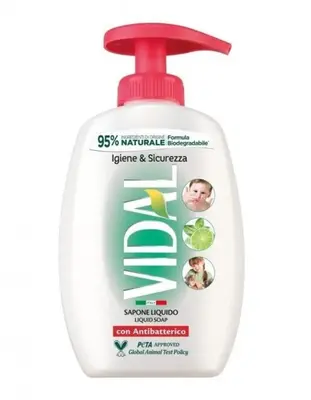 Vidal Antibacterial Liquid Hand Soap 300ml