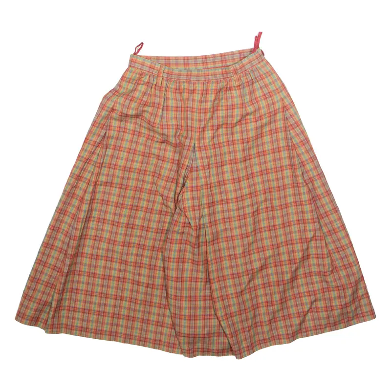 BARDEHLE Mens Casual Shorts Orange Plaid M W24