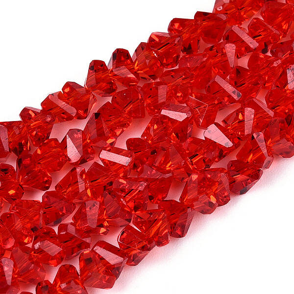 Transparent Glass Beads Strands