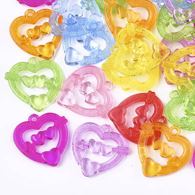 Transparent Acrylic Pendants