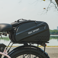 DDC Bike Bags for Bicycle Rear rack - Hard Shell Waterproof Bike Ebike Trunk Pannier Saddle Seat Bag Carrier with Reflector, ...