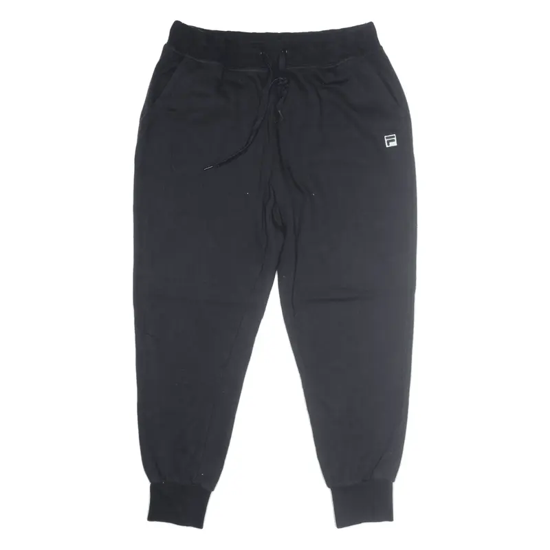 FILA Joggers Black Tapered Mens XL W31 L27