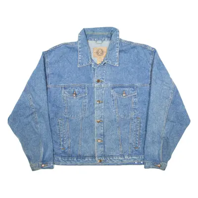ARIZONA JEAN COMPANY Mens Denim Jacket Blue XL