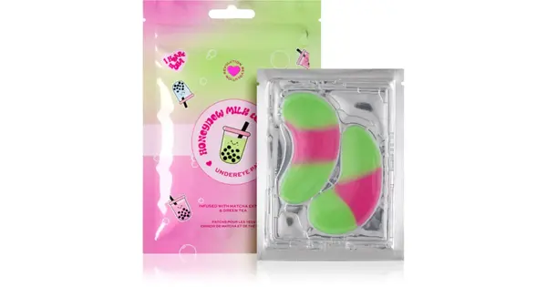 I Heart Revolution Bubble Tea Honeydew Milk Tea Detox & Moisturizing Mask Set 2 Pieces