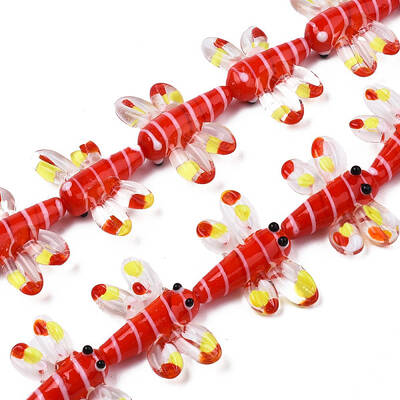 Autumn Theme Handmade Lampwork Beads Strands
