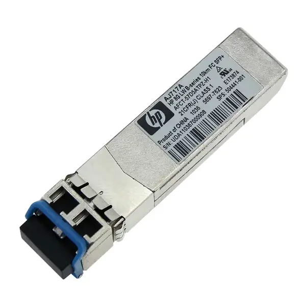 HP AJ717A | B-Series 8Gb/s 8GBase-LW Single-Mode Fibre 1310nm 10km Fibre Channel Duplex LC Connector SFP+ Transceiver Module