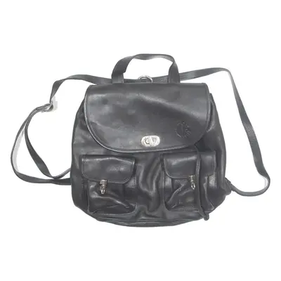 ANONIMO FIORENTINO Womens Backpack Bag Black Leather