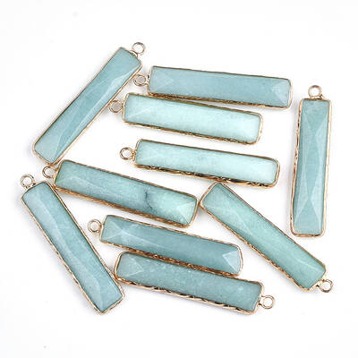 Natural Amazonite Pendants