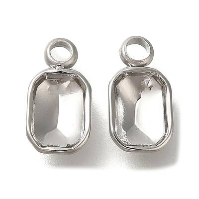 304 Stainless Steel Pendant Cabochon Settings