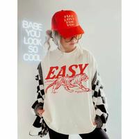 Easy Tiger Tee Vintage Inspired Shirt Trendy Tiger T Shirt Retro Festival Clothing Oversized Tee Boho Hippie Clothes
