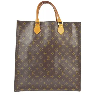 Pre-owned Louis Vuitton Canvas tote bags Monogram Sac Plat Handbag M51140 174520