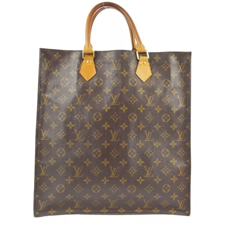 Pre-owned Louis Vuitton Canvas tote bags Monogram Sac Plat Handbag M51140 174520