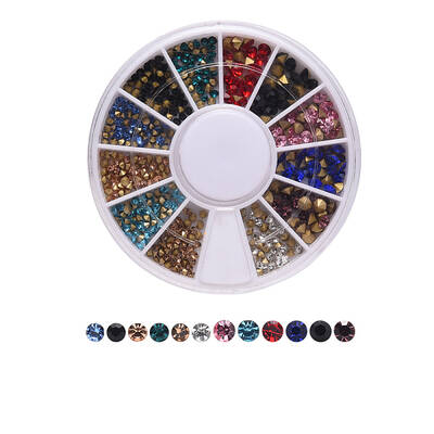 Pointed Back Glass  Rhinestones
