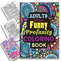 Funny Quotes Flower Mandala Coloring Book, 1 Count Funny Coloring Book, Stress Relief Coloring Book for Friend Lover Family S...