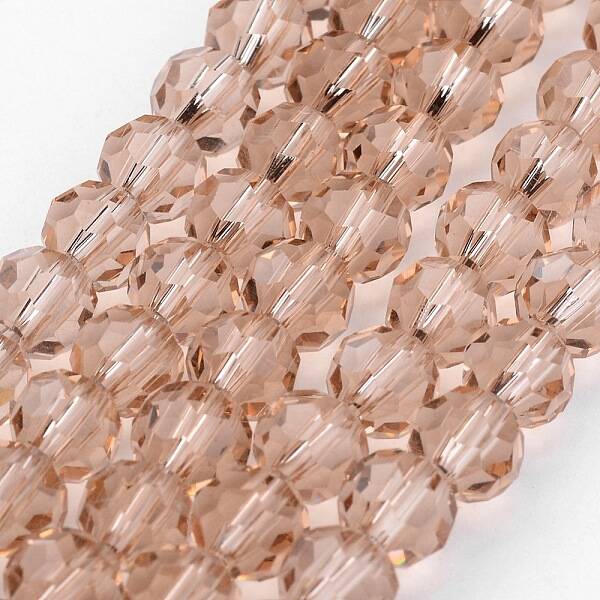 Transparent Glass Bead Strands