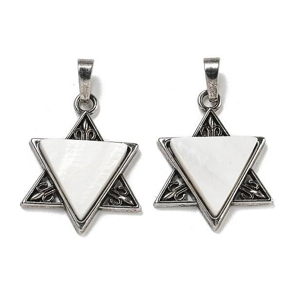 Natural White Shell Pendants