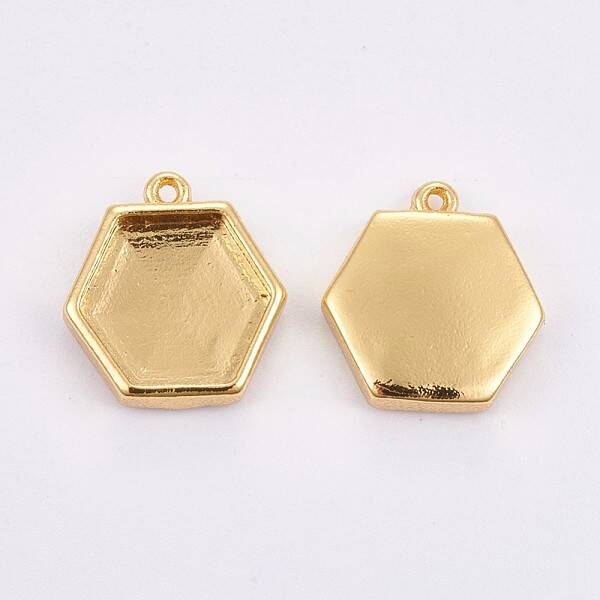 Brass Pendant Cabochon Settings