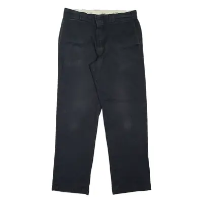 DICKIES 874 Workwear Mens Trousers Black Regular Straight W33 L30