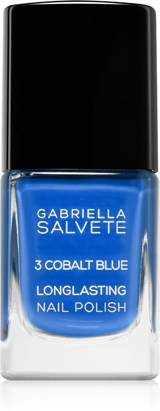 Gabriella Salvete long-lasting nail polish with intense shine color 03 Cobalt Blue 11 ml