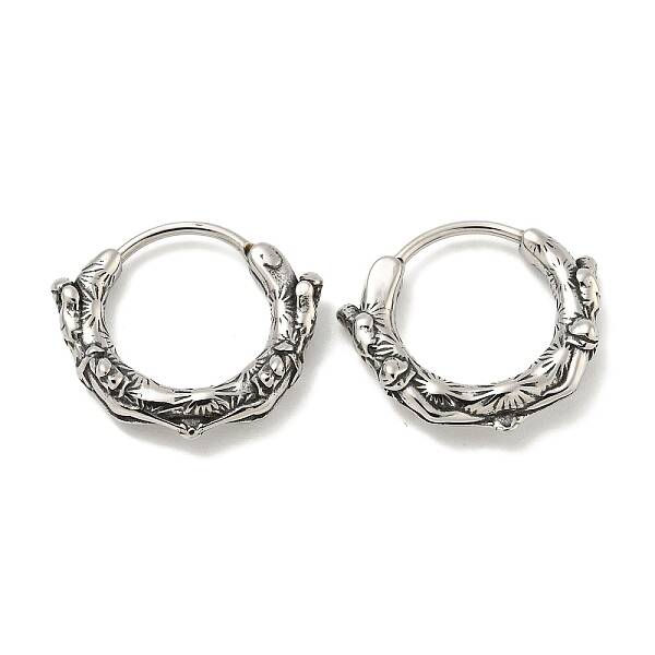 316 Surgical Stainless Steel Hoop Earrings