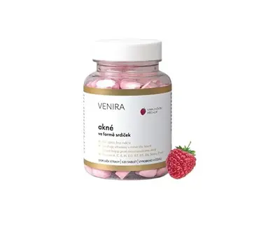 Venira Anti-acne hearts - raspberry 120 pieces