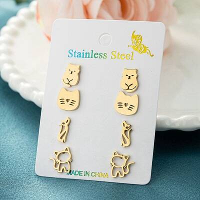 304 Stainless Steel Earring Sets