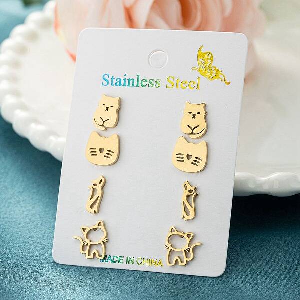 304 Stainless Steel Earring Sets