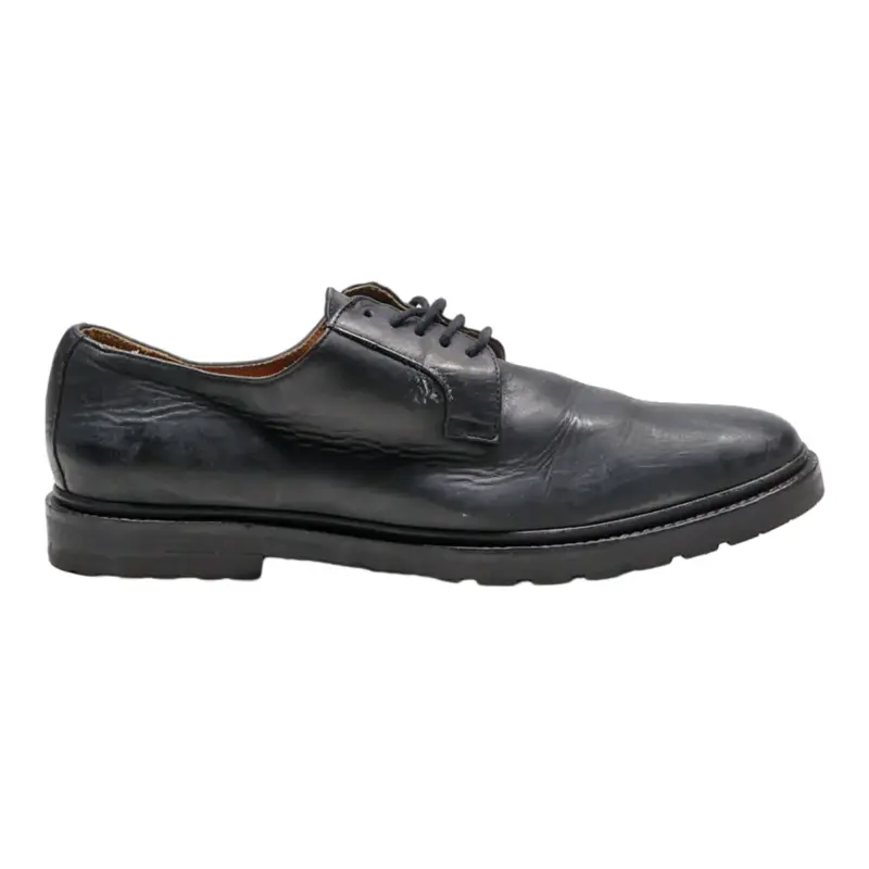 BOBBIES Derby Shoes Black Leather Mens UK 7.5